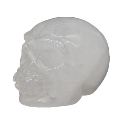 Natural Gemstone Skull Figurine