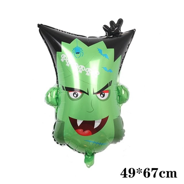 Pumpkin Ghost Balloons Halloween Decorations Spider