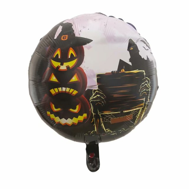 Halloween Dancing Skeletons Foil Party Balloons