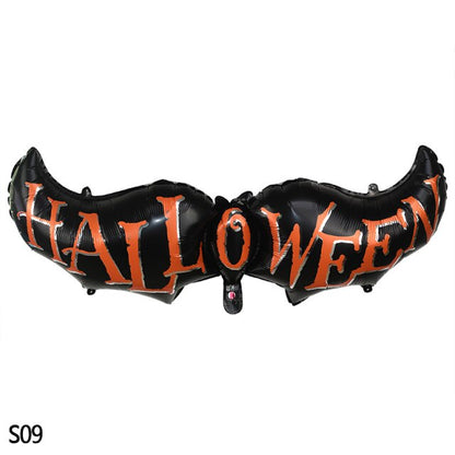 Halloween Cartoon Printed Foil Balloon Set