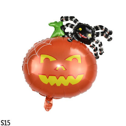 Halloween Cartoon Printed Foil Balloon Set