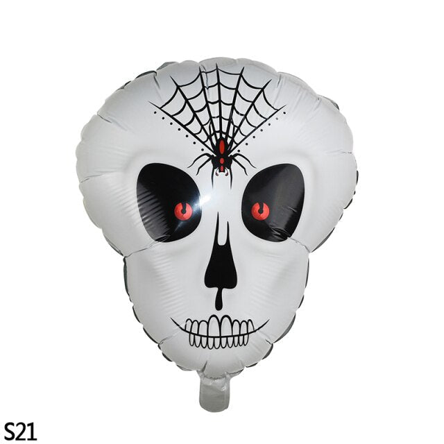 Halloween Cartoon Printed Foil Balloon Set
