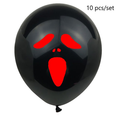 Blood Printed Halloween Latex Balloon
