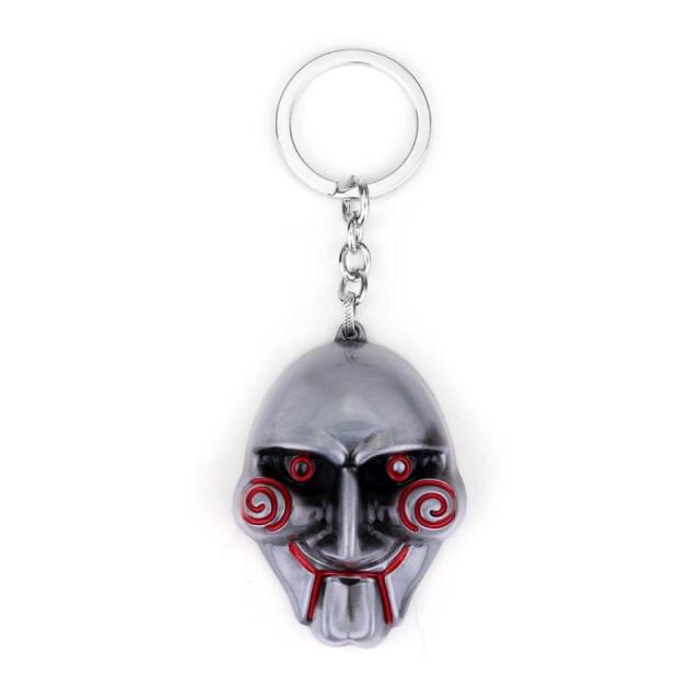 Horror Movie Saw Mask Keychain