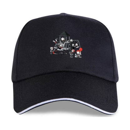 Theme Park Jason Clown Saw Halloween American Horror Cap