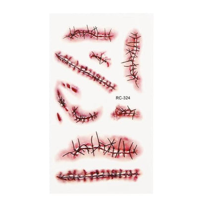 Temporary Wound Tattoo For Halloween