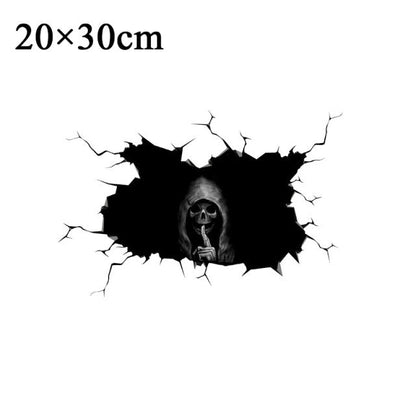 Car Rear Windshield Halloween Skull Sticker