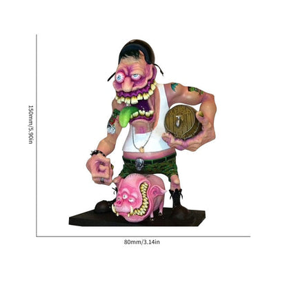 Big Mouth Monster Statue Halloween Decoration