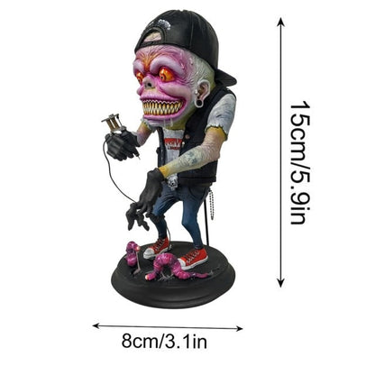 Halloween Angry Big Mouth Eccentric Statue