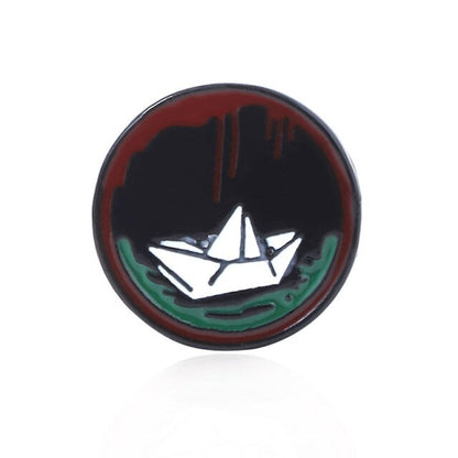 Scary IT Movie Clown Pennywise Enamel Brooch