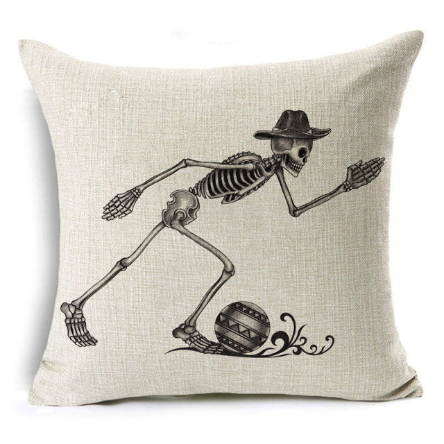 Cartoon Printed Cushion Cover For Halloween