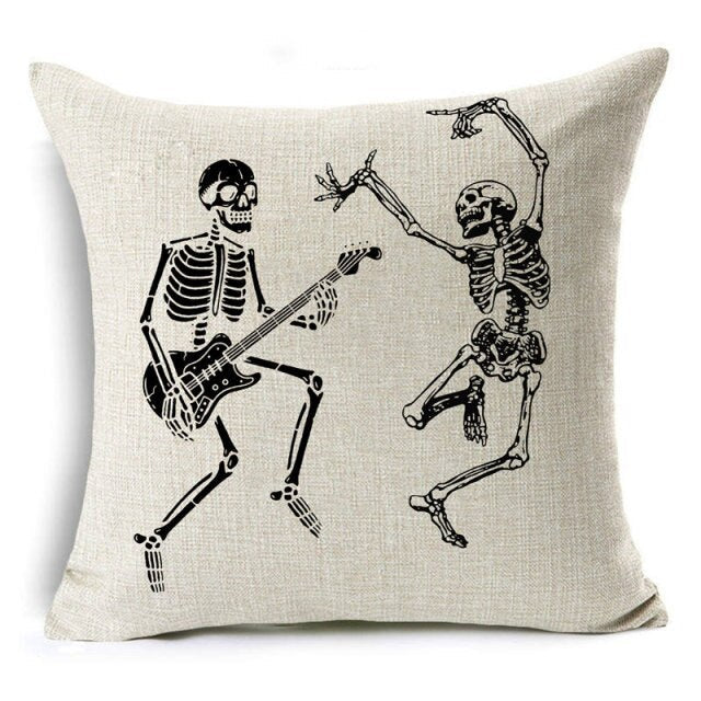 Cartoon Printed Cushion Cover For Halloween