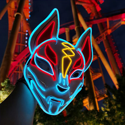 Fashion LED Mask Luminous Glowing Halloween Cosplay