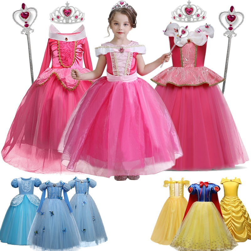 Girl Princess Cosplay Dress Drama Disguise Halloween Costumes