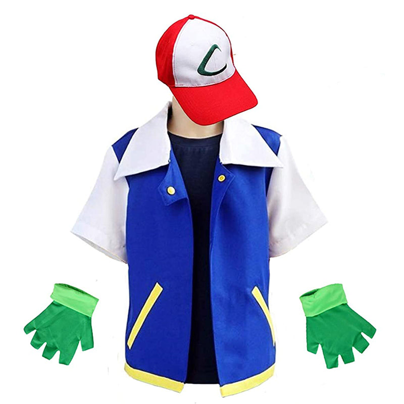 Anime Cosplay Jacket, Cap and Gloves Set