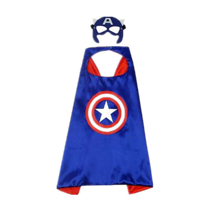 Avenger Superhero Cloaks With Mask For Halloween