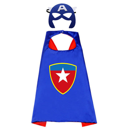 Avenger Superhero Cloaks With Mask For Halloween