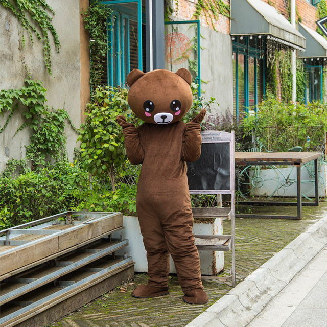 Cute Tiger Mascot Cartoon Doll Cosplay Costume