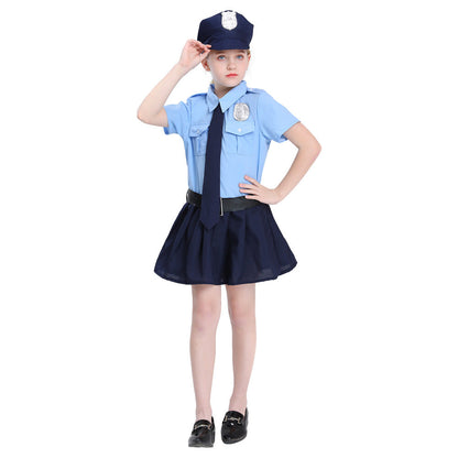 Cute Police Costume For Girls