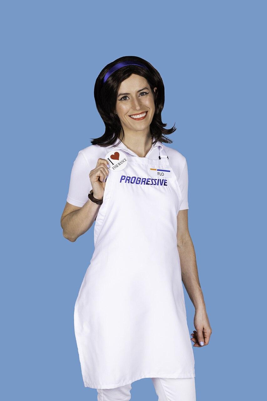 Progressive Flo Insurance Girl Costume Set