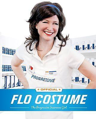 Progressive Flo Insurance Girl Costume Set