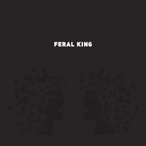 Feral King (HALF CLEAR / HALF BLACK VINYL 7") Vinyl Record