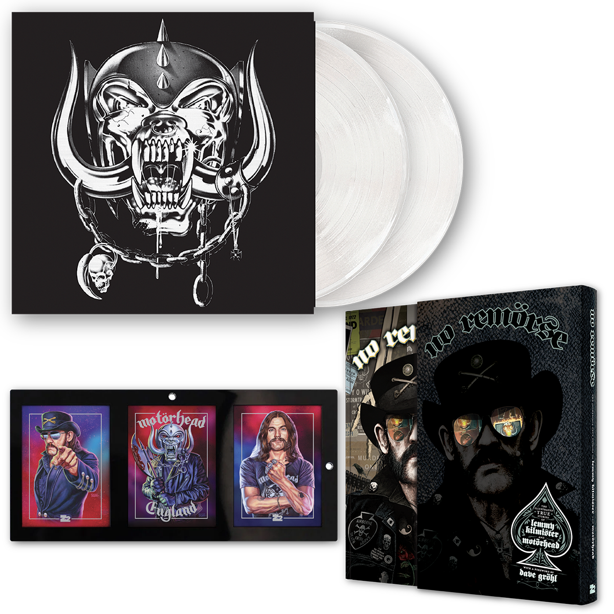 No Remorse The Illustrated True Stories Of Lemmy Kilmister And Motörhead - Deluxe + Vinyl Record 2-Lp Edition