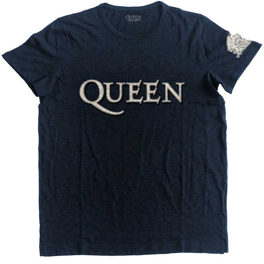 Queen Logo & Crest [T-Shirt] Officially Licensed
