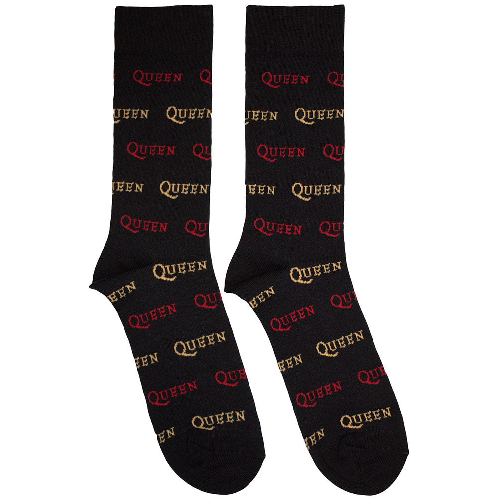 Queen Logo Repeat Colour [Socks]