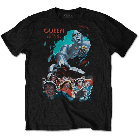 Queen News Of The World Vintage [T-Shirt] Officially Licensed