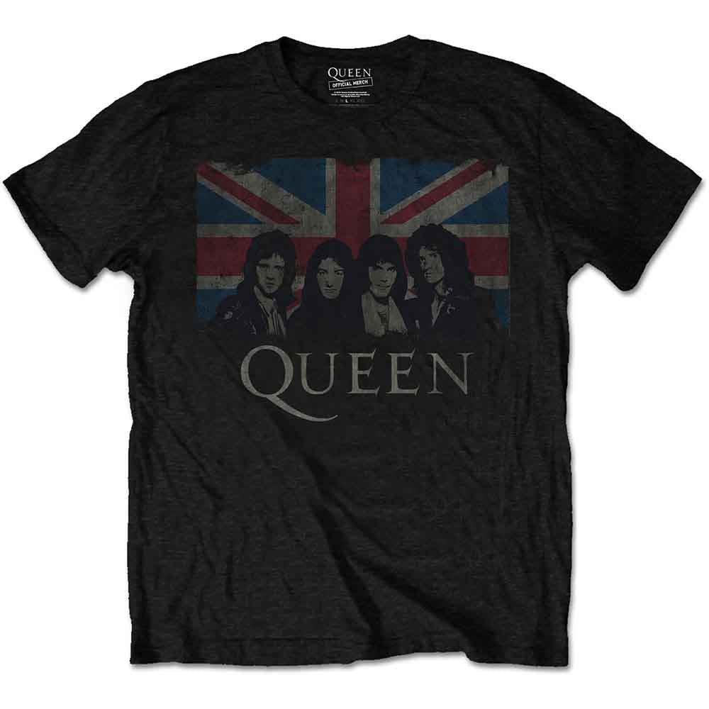 Queen Vintage Union Jack [T-Shirt] Officially Licensed