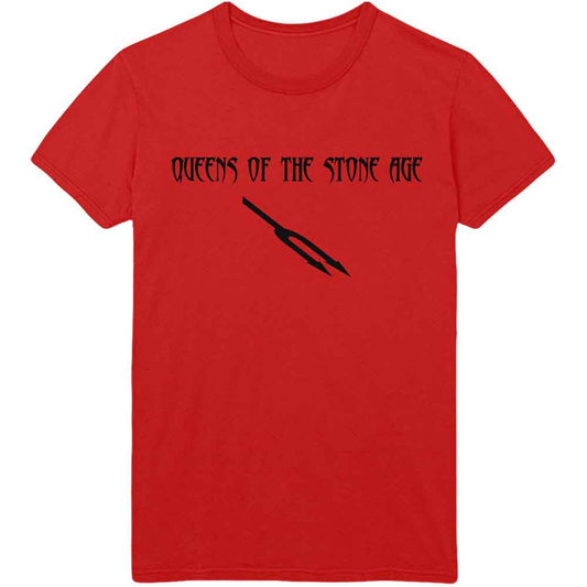 Queens Of The Stone Age Deaf Songs Mens T Shirt Red Officially Licensed