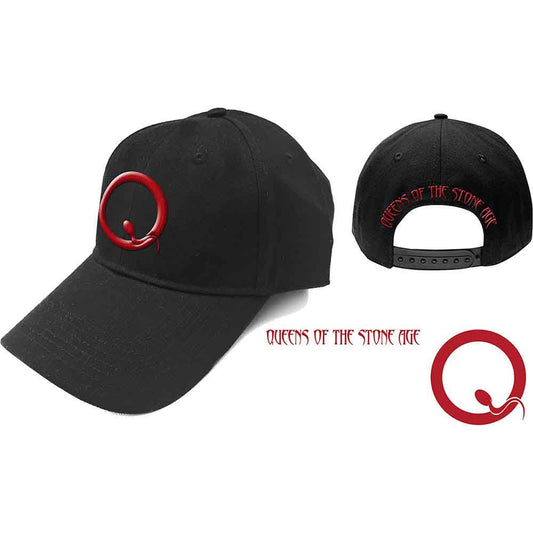 Queens Of The Stone Age Q Logo Officially Licensed Hat Black