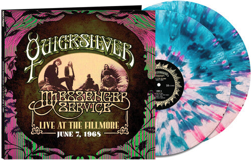 Quicksilver Messenger Service - Live At The Fillmore June 7, 1968 [Clear Vinyl, White, Blue, Pink] [2LP] [Vinyl] Vinyl Record