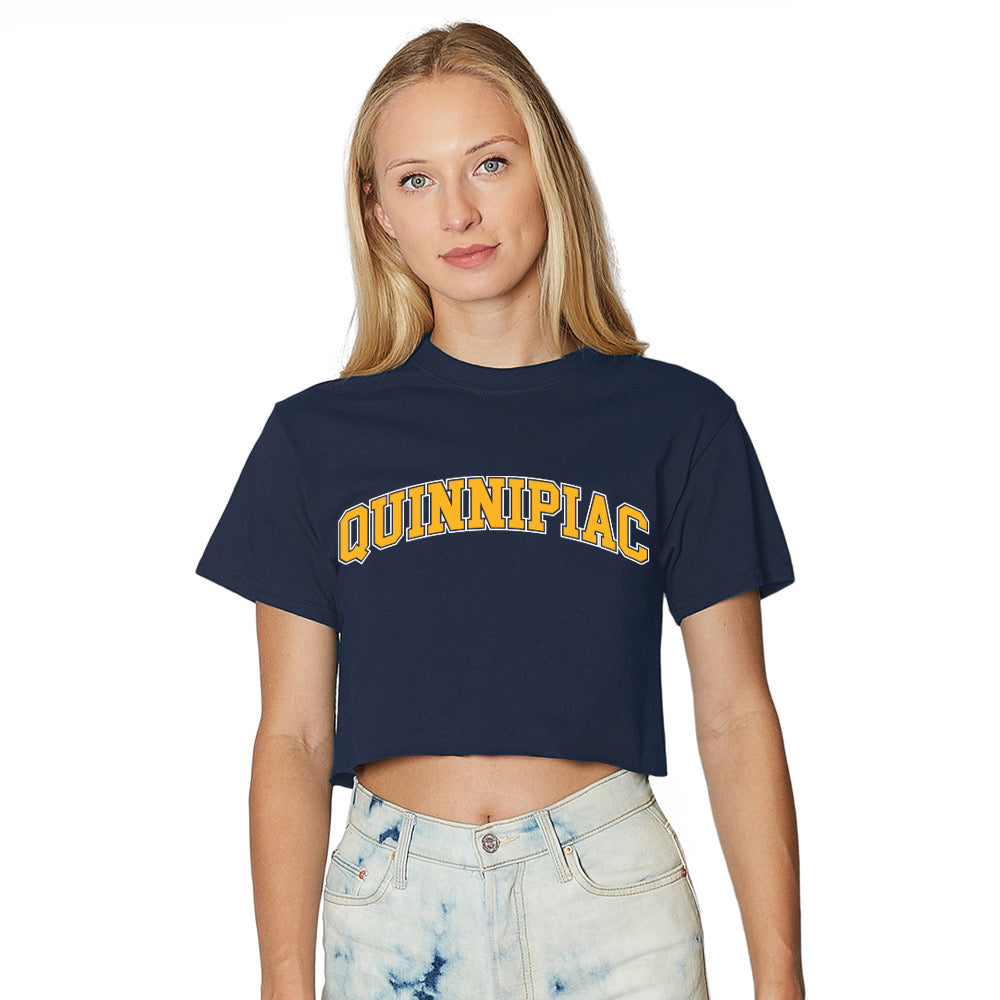Quinnipiac Navy Womens Tee Shirt Officially Licensed