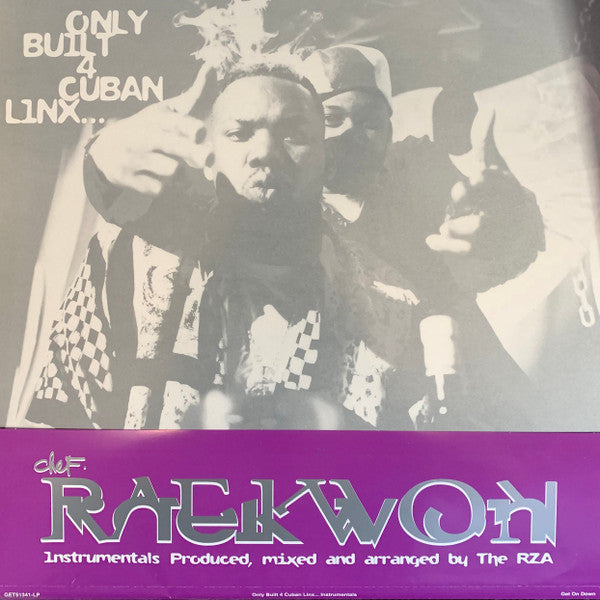 Only Built 4 Cuban Linx... Instrumentals (Purple-In-Clear Splatter Colored Vinyl) (2 Lp's) Vinyl Record