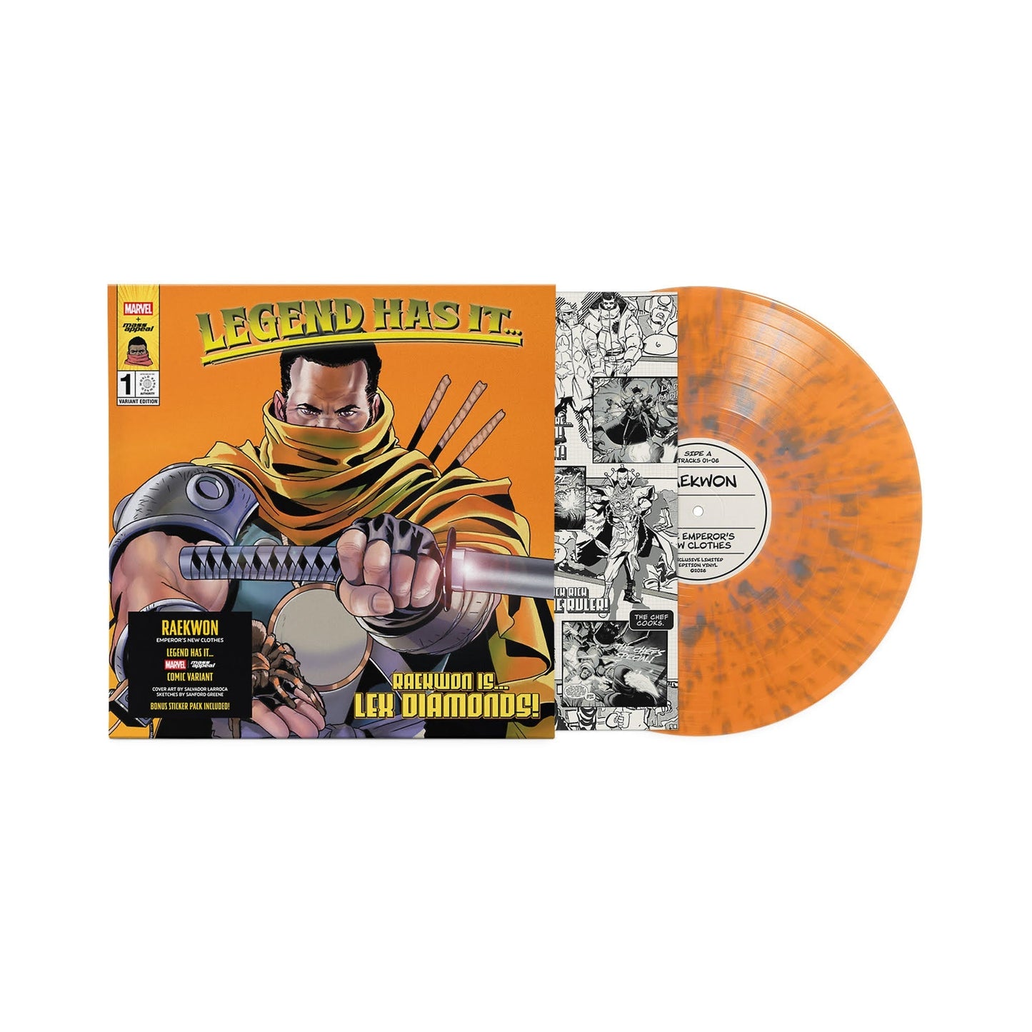 Raekwon - The Emperor'S New Clothes [Orange Splatter] [Vinyl] Vinyl Record