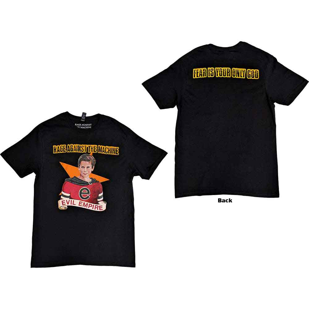 Rage Against The Machine Fear Is Our Only God Mens T Shirt Officially Licensed