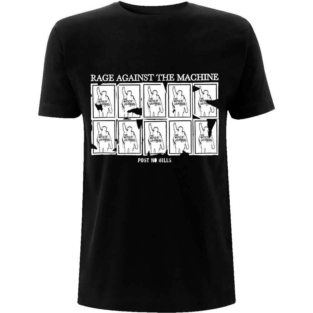 Rage Against The Machine Post No Bills T Shirt Black Officially Licensed