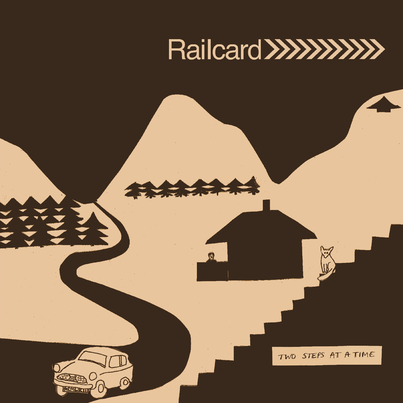 PRE-ORDER Railcard - Two Steps At A Time [Transparent Tan Vinyl] [Vinyl] Vinyl Record
