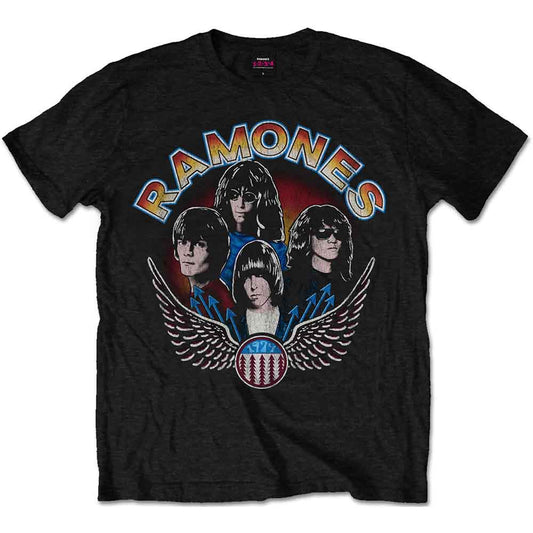 Ramones Vintage Wings Photo [T-Shirt] Officially Licensed