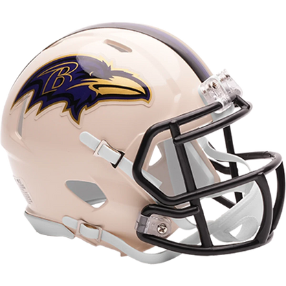 Baltimore Ravens Speed Mini Football Helmet RETRO - NFL