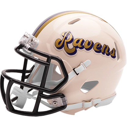 Baltimore Ravens Speed Mini Football Helmet RETRO - NFL