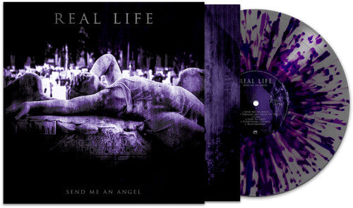 Real Life - Send Me An Angel [Purple/Silver Splatter] [Vinyl] Vinyl Record