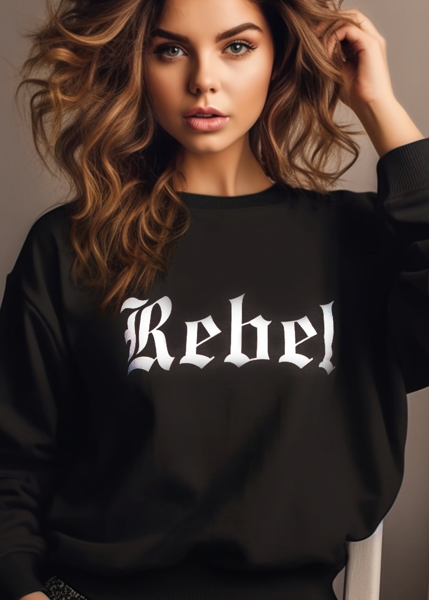 Rebel Sweatshirt Goth Sweater