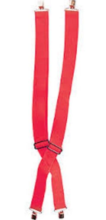Red Adult Costume Suspenders