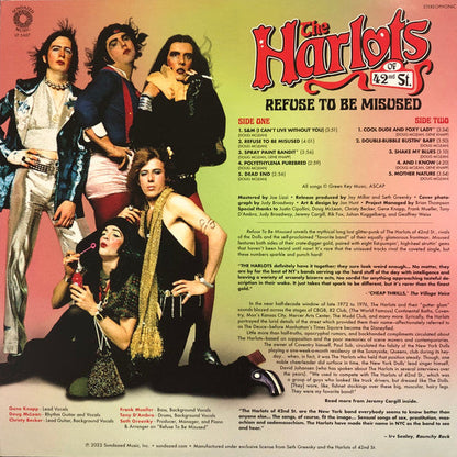 The Harlots Of 42nd Street - Refuse To Be Misused (Pink) Vinyl Record