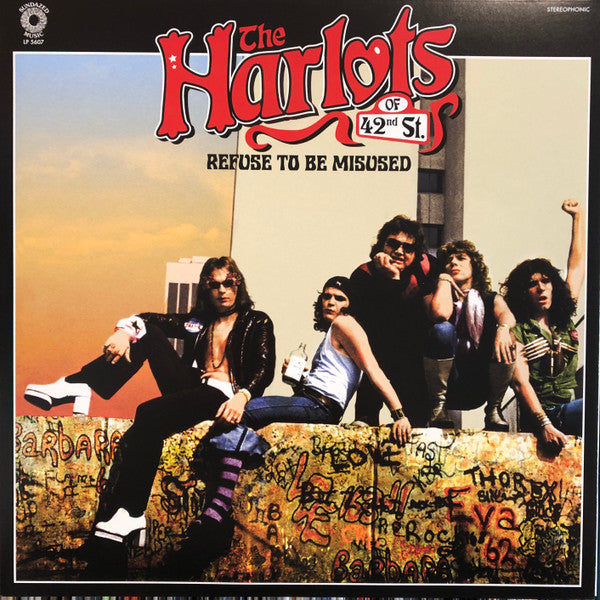The Harlots Of 42nd Street - Refuse To Be Misused (Pink) Vinyl Record