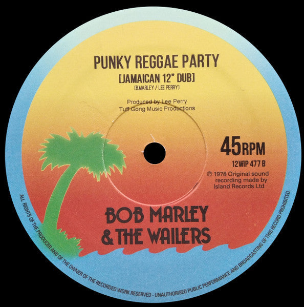 Punky Reggae Party (Jamaican 12" Mix)  Generic Vinyl Record