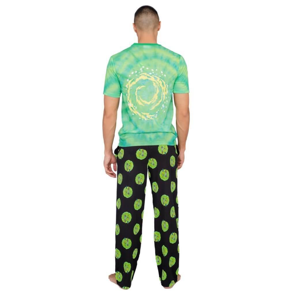 Rick and Morty Portal T-Shirt and Lounge Pants Pajama Set